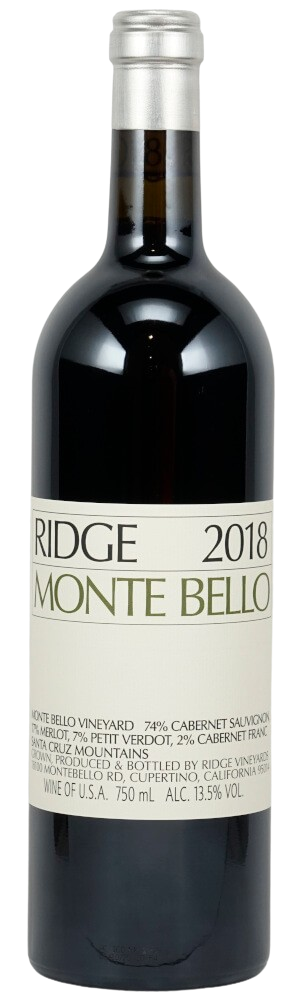 2018 Monte Bello Cabernet Sauvignon